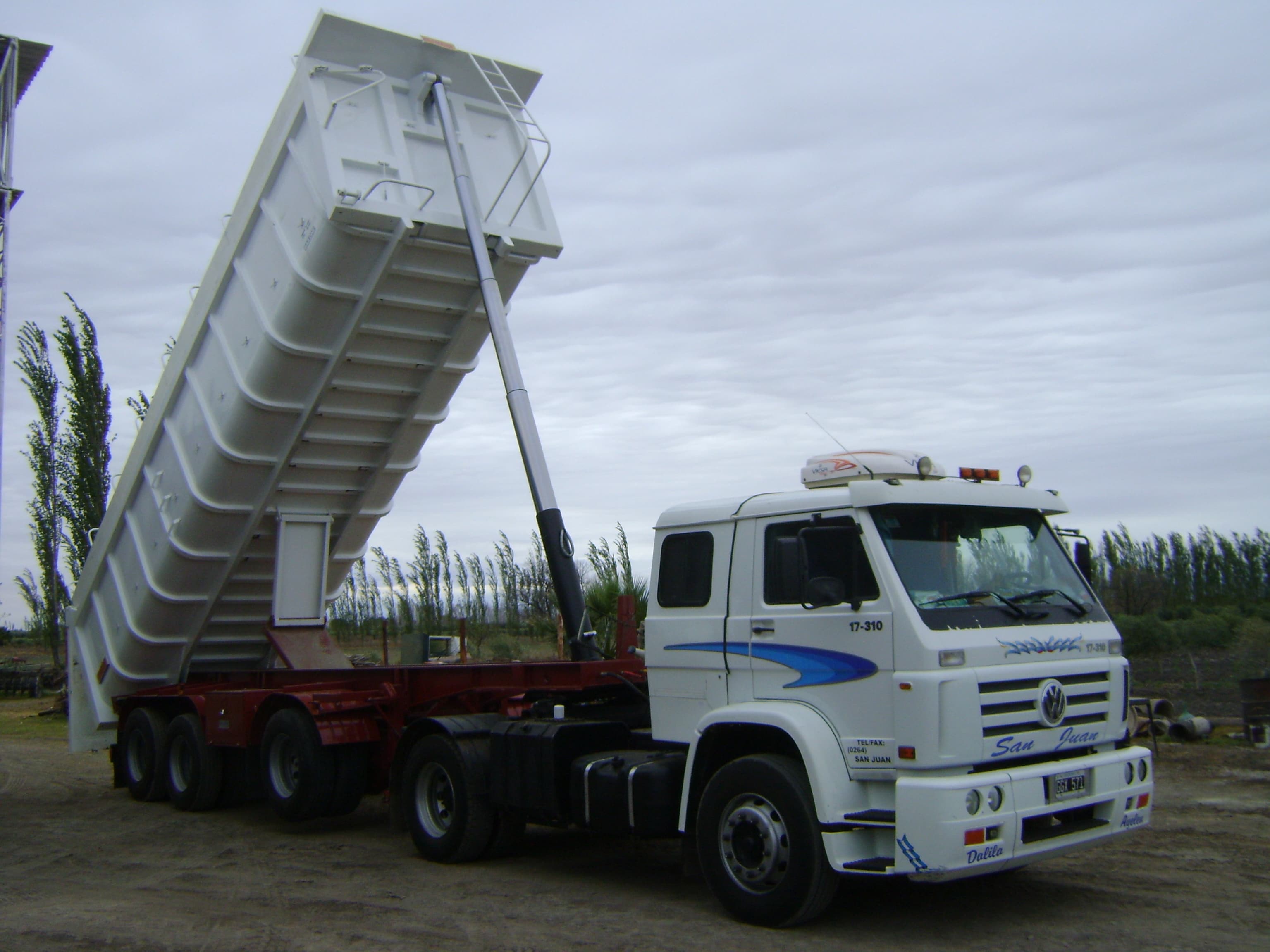 Transporte de áridos